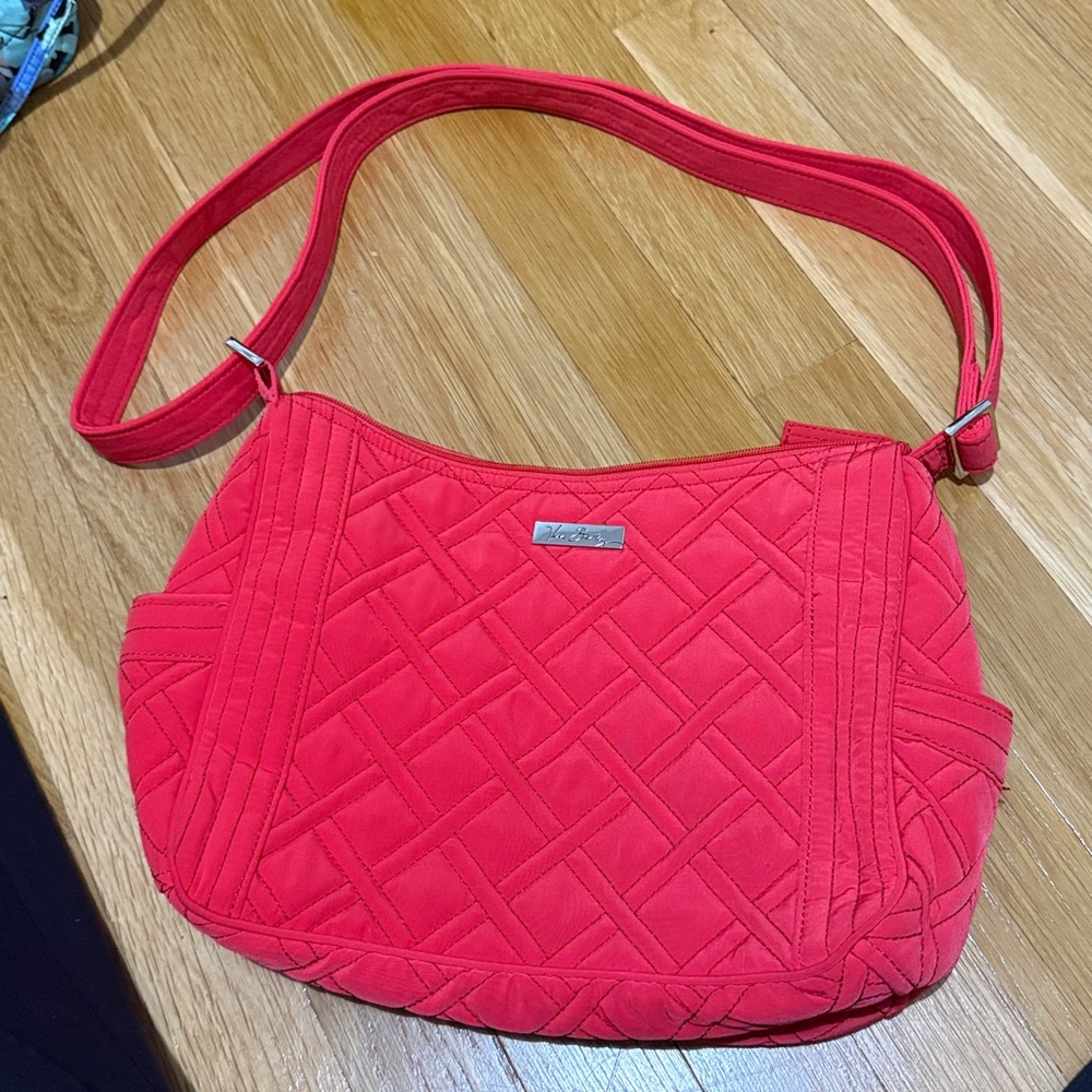 Vera Bradley Vibrant Red Quilted Crossbody